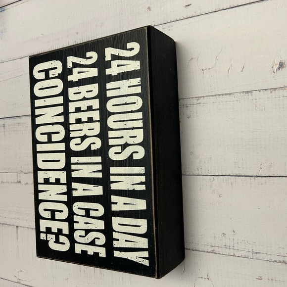 Black and White Wall Decor Sign - Picture 3 of 5